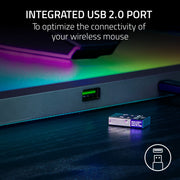 Razer Firefly V2 Pro Gaming Mouse Pad, 15-Zone Chroma RGB Lighting, Micro-Textured Surface, Anti-Slip Base, USB 2.0 Port, Detachable USB Type C Cable
