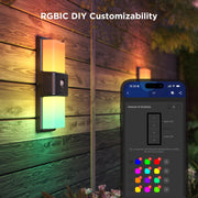 Govee RGBICWW Smart LED Multicolor Outdoor Wall Light