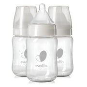 Evenflo Feeding Balance Wide Neck Glass Bottles - 6oz 3 Pack