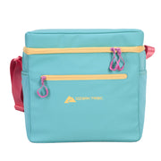 Ozark Trail Soft Side Cooler with Removable Hardliner, 24-Can Capacity, 16 Quart, Bright Green, Summer Vibes Collection