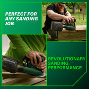 Metabo HPT 18V MultiVolt Cordless 5-Inch Random Orbital Sander, Brushless Motor, Variable Speed, Electric Brake, Lightweight, Green, SV1813DAQ4