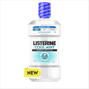 Listerine Extra Mild Alcohol-Free Mouthwash with Essential Oils, Cool Mint Flavor, 1 Liter