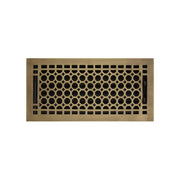 Signature Hardware HV-1016-614-AB Honeycomb Brass Floor Register - Antique Brass 6