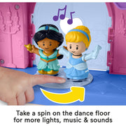 Fisher-Price Disney Princess Magical Lights & Dancing Castle Toddler Playset with 2 Figures, Multicolor, HTK85