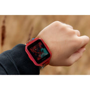 Marvel SPD7060WM Spider Man iTime Unisex Touchscreen Smart Watch with Silicone Strap, Red Case, 42mm