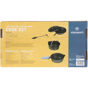 Stansport Pre-Seasoned Cast-Iron 6-Piece Cook Set