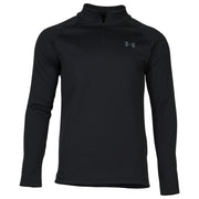 Under Armour Mens ColdGear Base 4.0 1/4-Zip Long-Sleeve Shirt 3XL Black/Pitch Grey