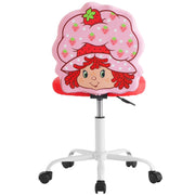 Strawberry Shortcake WK561015 Kids Figural Desk Chair, Pink/Red