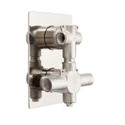 Signature Hardware 430480 Thermostatic Concealed Mixer with 3-Way Diverter - Brushed Nickel