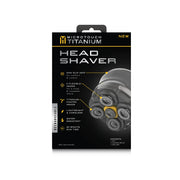 MicroTouch MTTTBHS Men's Titanium Head Shaver, 5 Flexible Heads, Ultra Comfort, Black