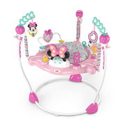 Bright Starts 13062 Disney Baby Minnie Mouse Forever Besties Baby Activity Center Jumper with 10 Toys, Pink