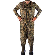 Banded Men's Black Label Elite Zipper Hunting Chest Wader, Waterproof Breathable GO-5Layer Fabric, Max7 Green, Upper X-Large, Boot 10, BW005-M7-10XLR