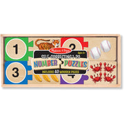 MELISSA & DOUG SELF CORRECTING NUMBER PUZZLES (Set of 3)