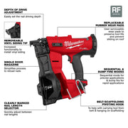 Milwaukee 2909-20 M18 Fuel Coil Roofing Nailer