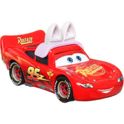 Mattel Disney Pixar Cars Easter Buggy Lightning McQueen 1:55 Scale Diecast Toy Car Red HTY66