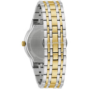 Bulova Men's Two-Tone Stainless Steel Multi-Function Diamond Accent Blue Dial Bracelet Watch, 40mm, 98D180