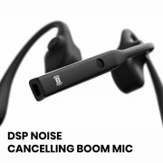 AfterShokz ASC100BK OpenComm Bone Conduction Bluetooth Headset With Microphone - Black