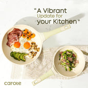 Carote S05906 10-Pieces Nonstick Pots and Pans Set - Green Granite