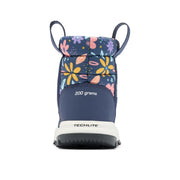 Columbia Youth Snowtrot Mid Insulated Snow Boot, 200g Insulation, Omni-Heat Lining, Omni-Shield Water Resistant, Omni-Grip Outsole, Nocturnal/Wildflower Whimsy, Size 5, 207891