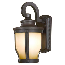 Minka Lavery 8763-166 Die-Cast Aluminum Three Light Wall Mount With Glass, Corona Bronze