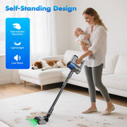 Rayfurn 807C Cordless Vacuum Cleaner 40KPa/50Mins Lightweight Stick Vacuum with Brushless Motor, LED Display