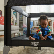 Cosco Kids PY363HGC Funsport Portable Compact Baby Play Yard With Carry Bag, Noir Dot