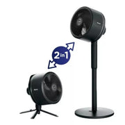 Shark FA225 FlexBreeze Indoor/Outdoor Fan with InstaCool Mist Attachment, Cordless & Corded