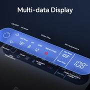 Ranein 8kW Tankless Electric Water Heater, 240V, Adjustable Temperature with LED Display, Gray