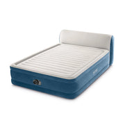 Intex 66158SS Dura-Beam Deluxe Series Comfort Headboard Airbed with Internal Pump, Queen