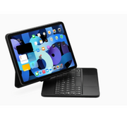 Rotate Magic Keyboard Bluetooth Keyboard Case with Multi-Touch Trackpad, 360 Rotating, RGB Backlit, Rechargeable Battery for iPad, Black