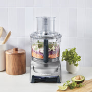 Cuisinart 14 Cup Food Processor with Tritan Work Bowl, Adjustable Slicing and Reversible Shredding Discs, Stainless Steel Blade, Silver FP-1400