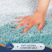 Walensee Non Slip Bathroom Mat, 20 x 32 Inches - Ombre Turquoise