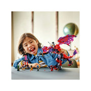 LEGO 71832 NINJAGO Thunderfang Dragon of Chaos Building Toy - 6 Minifigures, Poseable Dragon Figure, Ages 8+