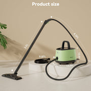 Vecukty Steam Mop with 14 Accessories, 50 fl oz Tank, 230 F Steam, Corded Electric, Green, HS001GE10NBA
