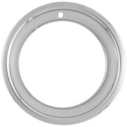 Coast to Coast Wheel Trim Rings, Stainless Steel, 15 Inch, Set of 4, Metal Clip Retention System, Model 1515D25