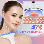 EMS Neck & Face Beauty Device - Microcurrent & Light Therapy for Wrinkle Reduction & Skin Rejuvenation