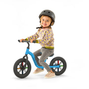 Chillafish CPCH04 Lightweight Buzzi 10' Balance Bike with Adjustable Seat for Kids, Blue