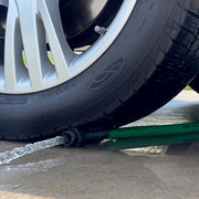 Flexzilla Colors SwivelGrip Garden Hose, 5/8 in, 100 ft, Lightweight All-Weather Hybrid Polymer, Leak-Free Connections, Forest Green, HFZC5100GRS-E
