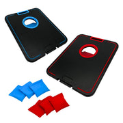 MinnARK MA-TOSSL LED Cornhole Board Set - Light Up Bean Bag Toss with 6 Bags