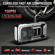 Dyeetic D18 Jump Starter with Air Compressor, 3500A Peak Current, 150PSI Tire Inflator, Portable Car Battery Booster, Lithium-Ion