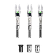 Nockturnal Shift Universal Lighted Nocks, Green, Polycarbonate, 3 Pack