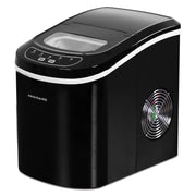 Frigidaire 26 lb Compact Freestanding Ice Maker, Black Stainless Steel, 2.3 Qt Water Reservoir, Electronic LED Controls, EFIC101-BLACK-COM