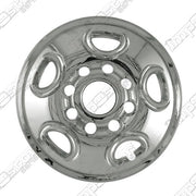 CCI Chrome 16 Inch 5 Flat Spoke Snap-On Wheel Skins Set of 4 for Chevrolet Silverado GMC Sierra IWCIMP/50X