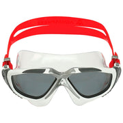 AquaSphere Vista Swim Mask - Red/Smoke