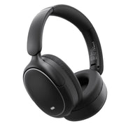 IKT Hybrid Active Noise Cancelling Wireless Bluetooth Headphones, -45dB ANC, Bass Boosted, 50H Playtime, ENC Clear Call, Over Ear, Pure Black