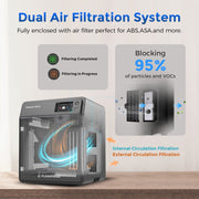 Flashforge Adventurer 5M Pro 3D Printer, High Speed 600mm/s, Enclosed Chamber, Auto Leveling, 8.7 in Build Volume, Black