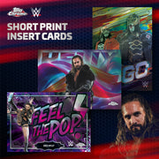 Topps 2026 Chrome WWE Mega Box, 48 Trading Cards with 10 Exclusive X-Fractors, Premium Chrome Technology