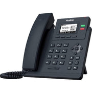 Yealink SIP-T31G VoIP Telephone, Corded, 2 Lines, HD Voice, PoE Enabled, Dual-Port Gigabit Ethernet, Wall Mountable, Classic Gray