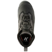 Korkers FB4710-13 DarkHorse Felt/Kling-On Soles Wading Boots for Men - Black/Gunmetal - 13M