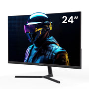Suevery 24 Inch Gaming Monitor, 200Hz Refresh Rate, FHD IPS Panel, 120% sRGB, FreeSync, Built-in Speakers, HDMI/DisplayPort, Black